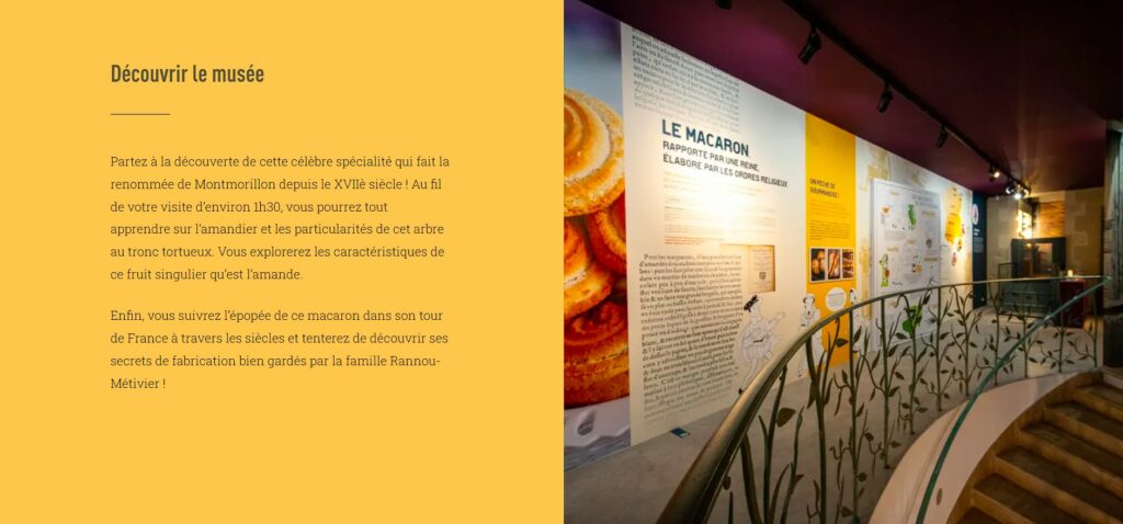 Capture d’écran site internet Musée du Macaron Montmorillon 2023-07-26 093722